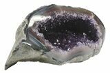Purple Amethyst Geode with Polished Face - Uruguay #233671-1